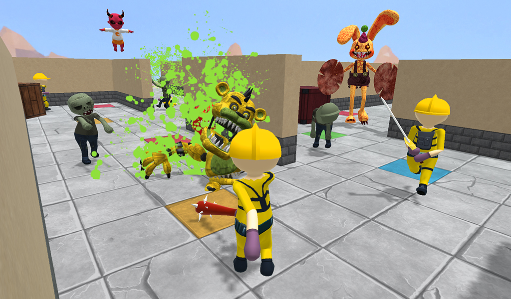 اسکرین شات 4 بازی Zombie School: Horror Monters
