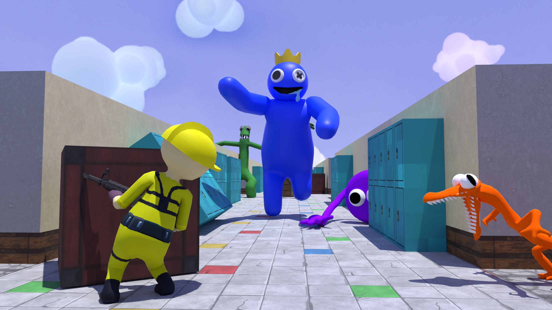 اسکرین شات 6 بازی Blue Survival: Hide N Seek