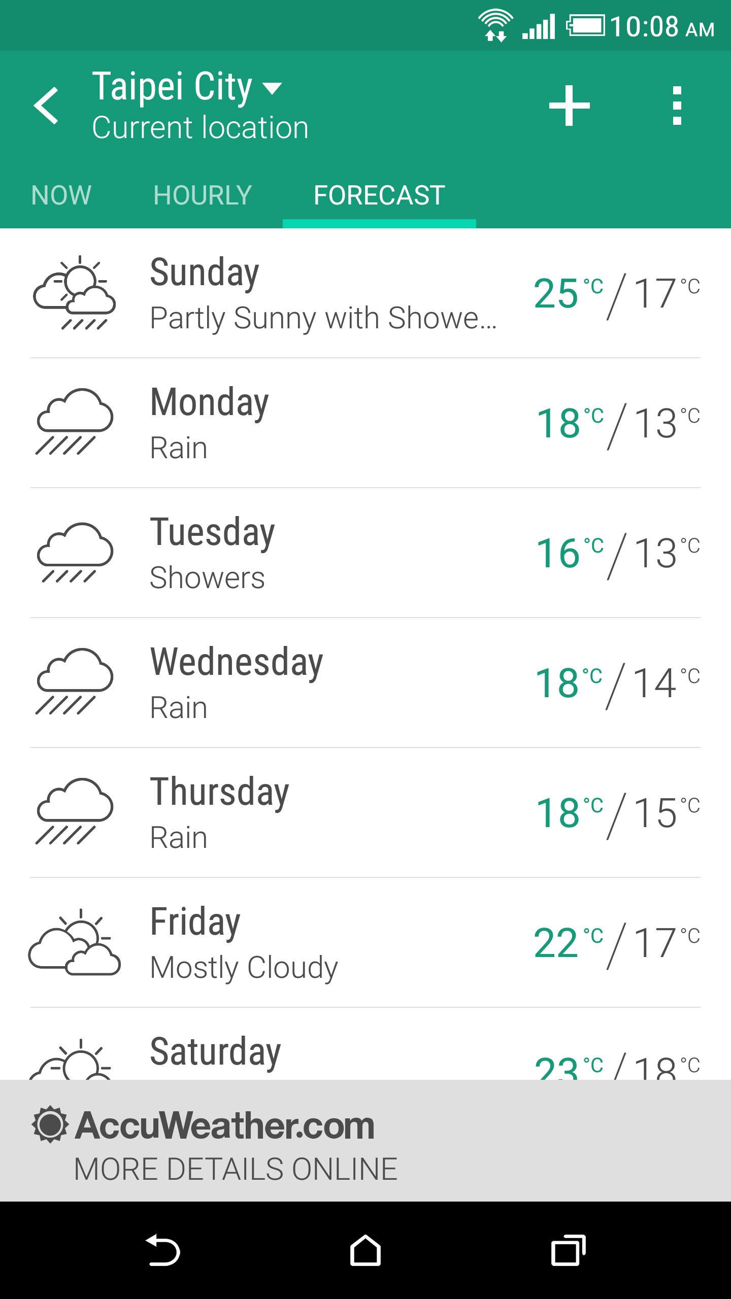 اسکرین شات 3 برنامه HTC Weather