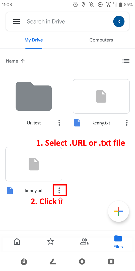 اسکرین شات 2 برنامه URL Opener
