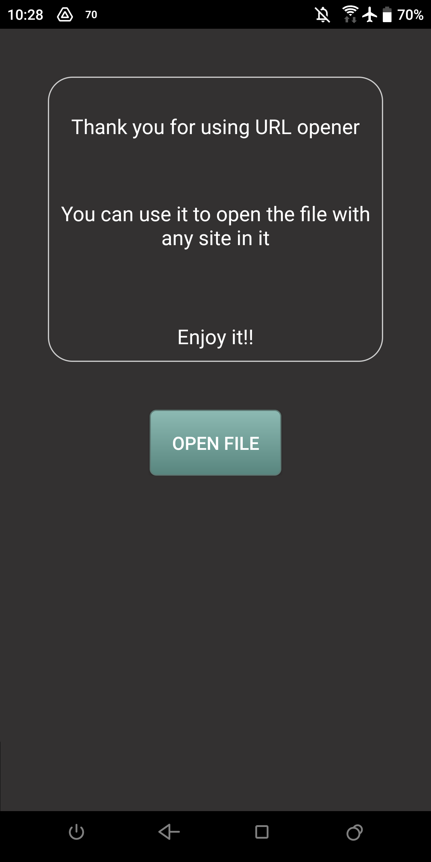 اسکرین شات 1 برنامه URL Opener