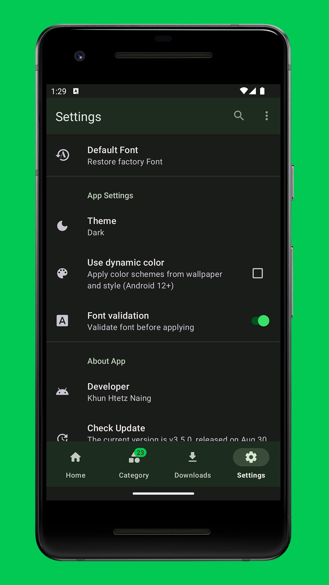 اسکرین شات 4 برنامه zFont 3 - Emoji & Font Changer