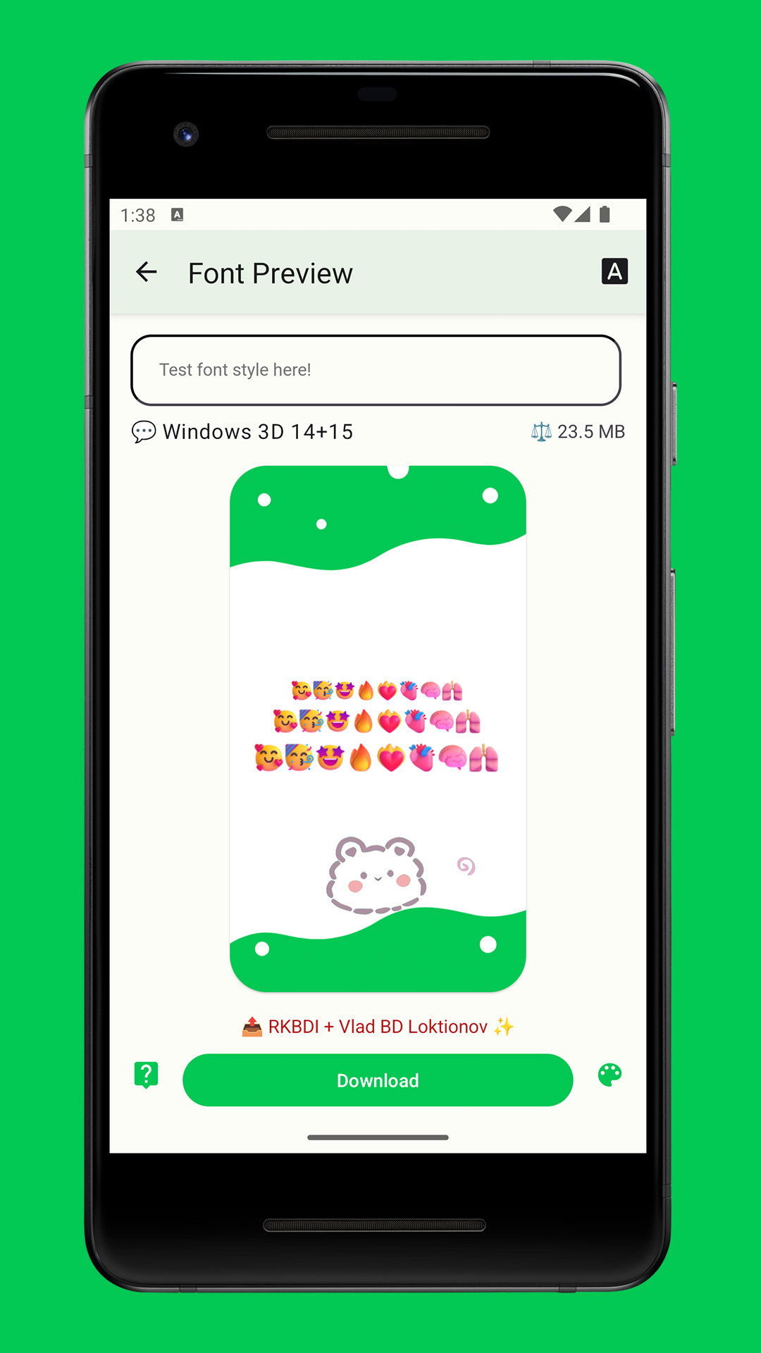 اسکرین شات 6 برنامه zFont 3 - Emoji & Font Changer
