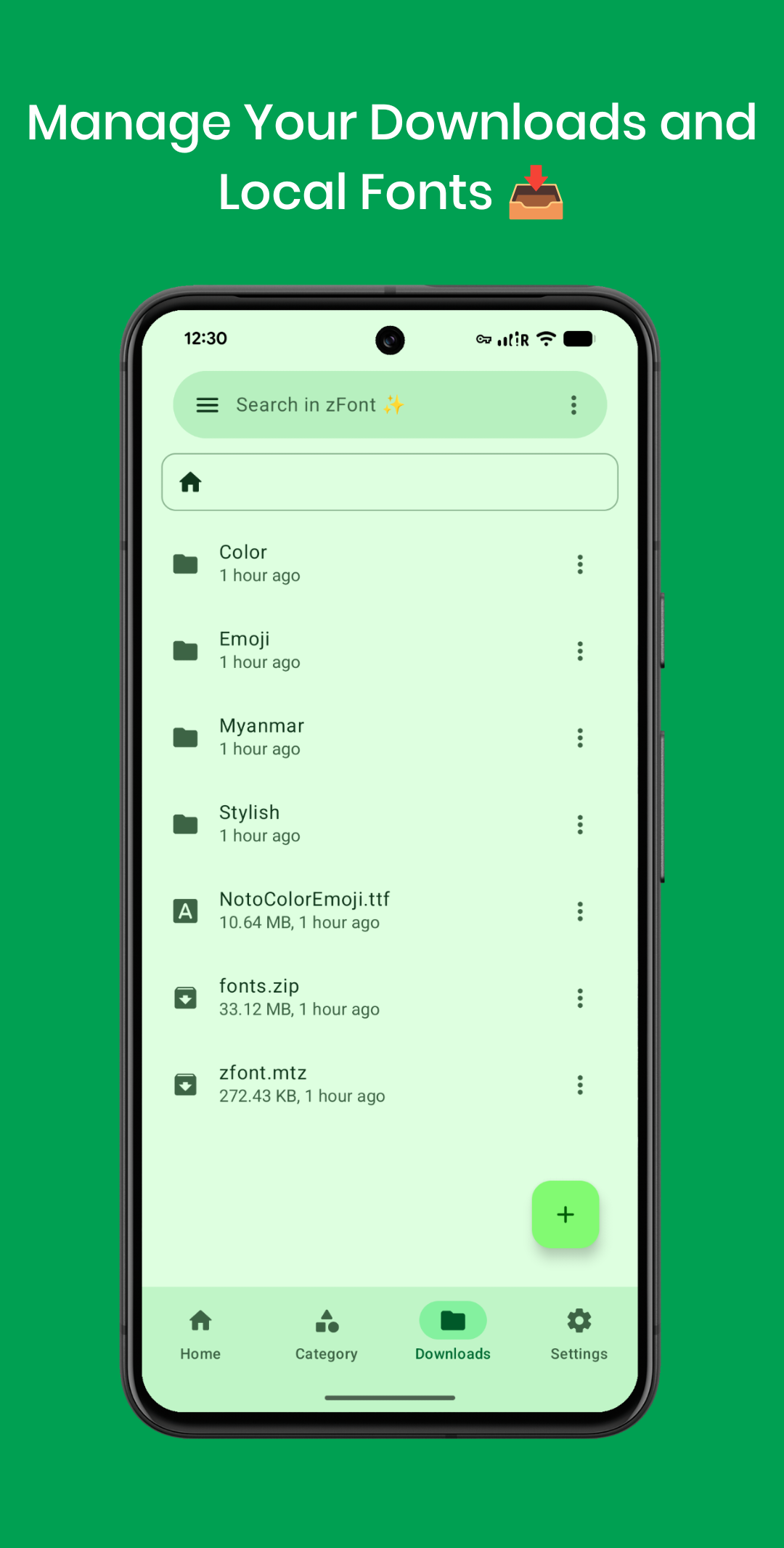 اسکرین شات 3 برنامه zFont 3 - Emoji & Font Changer