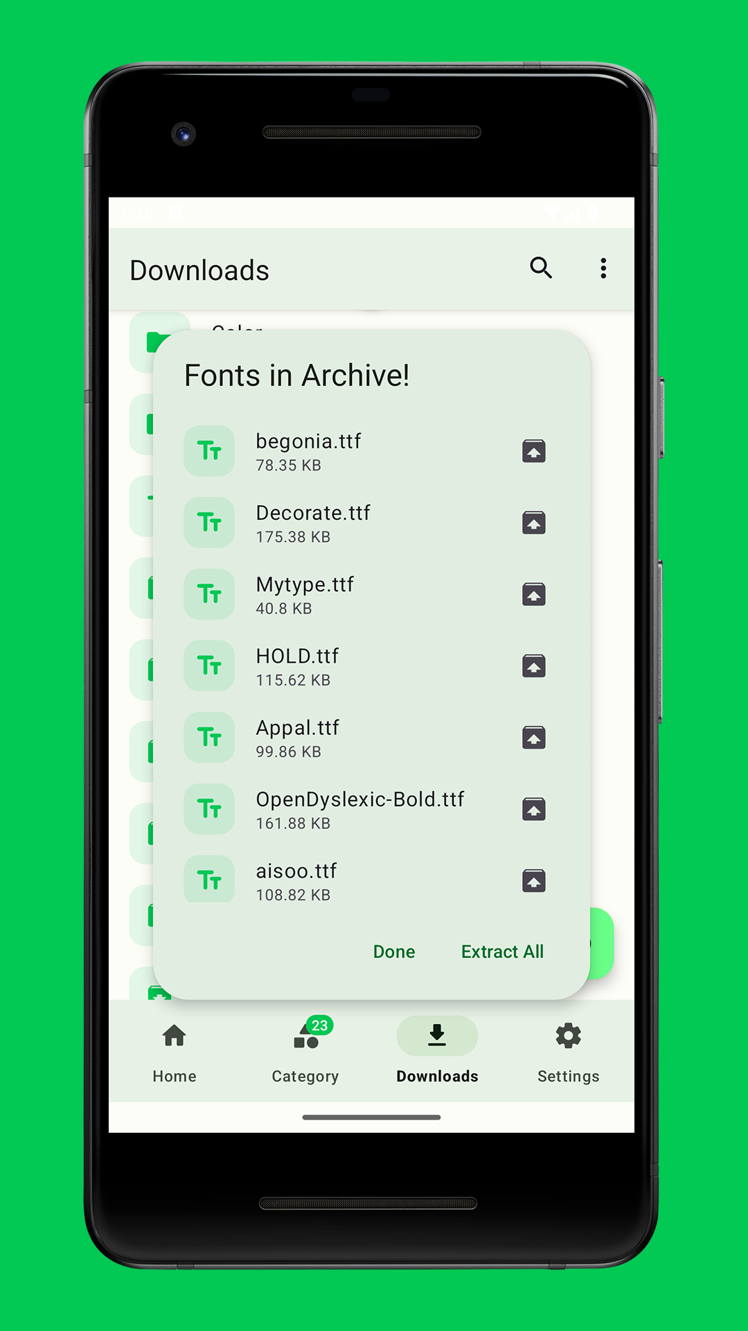 اسکرین شات 8 برنامه zFont 3 - Emoji & Font Changer