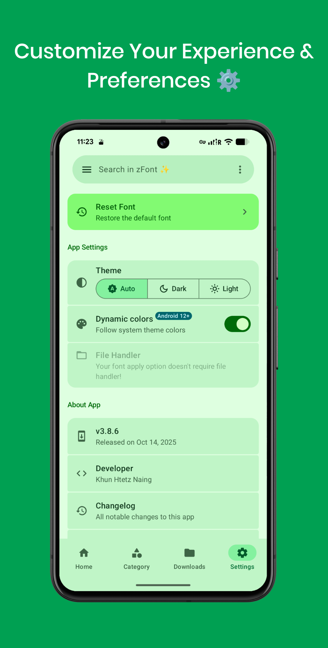 اسکرین شات 4 برنامه zFont 3 - Emoji & Font Changer