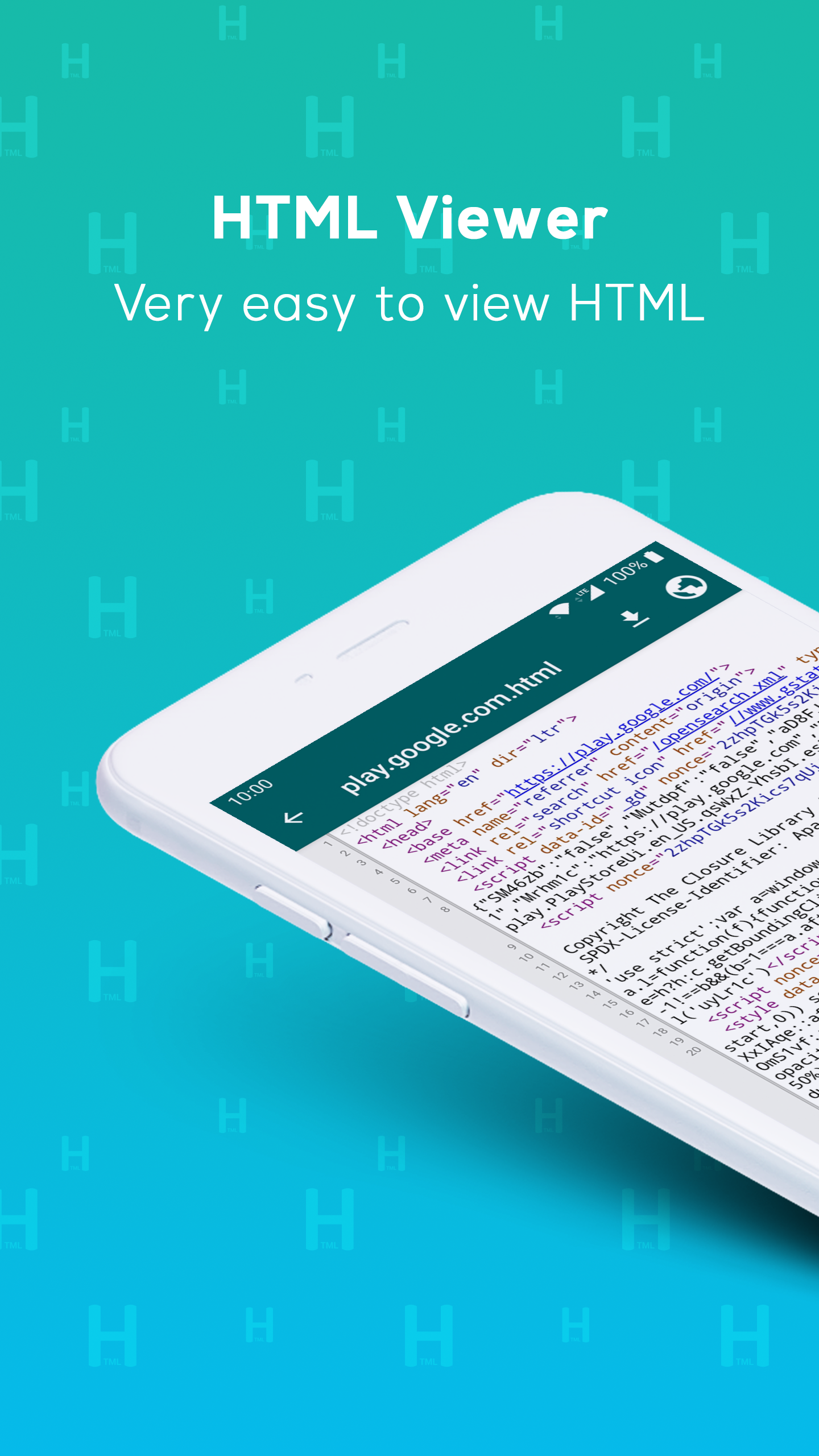 اسکرین شات 1 برنامه HTML Viewer