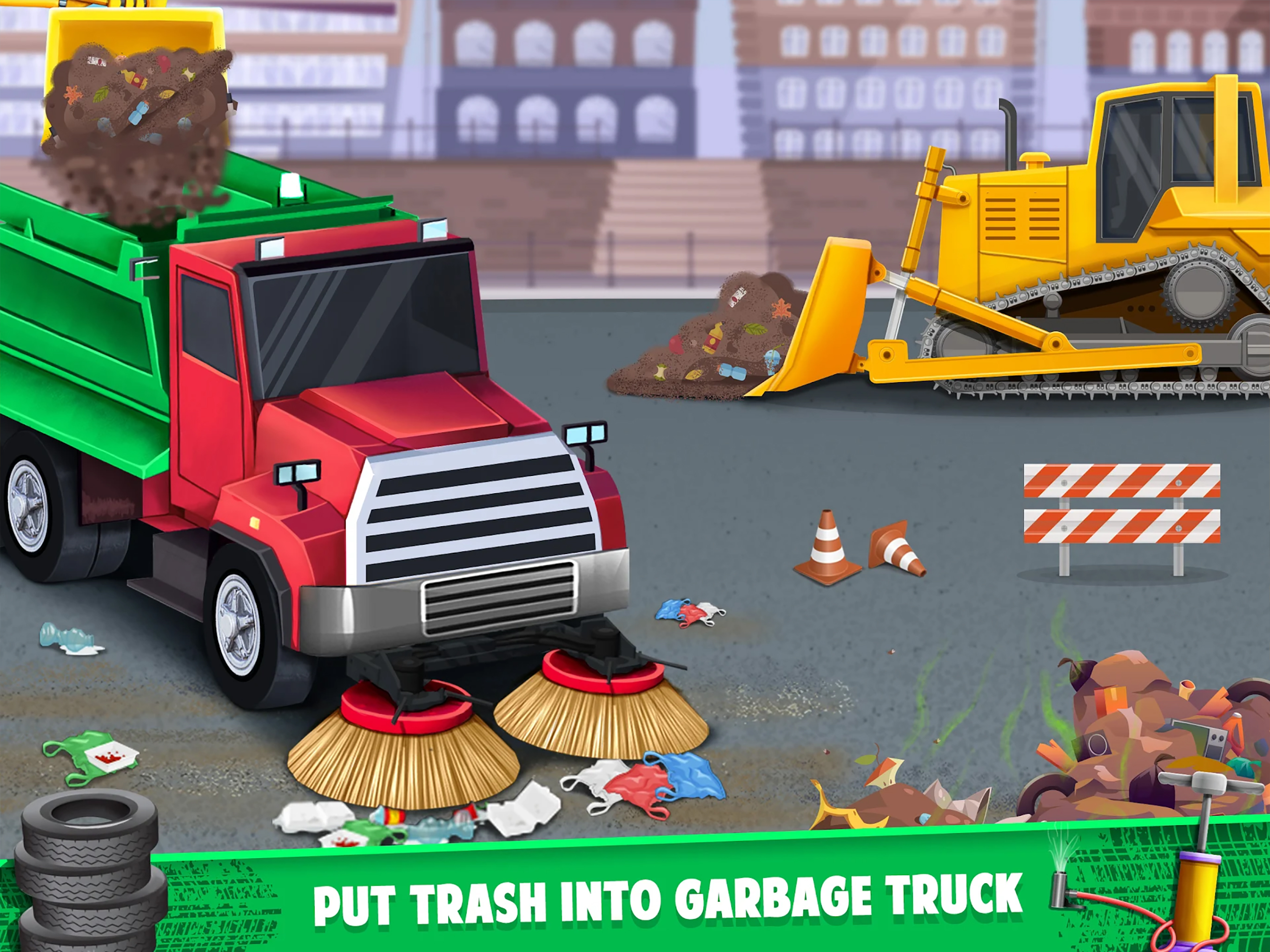 اسکرین شات 8 بازی Road Cleaner Truck Driving