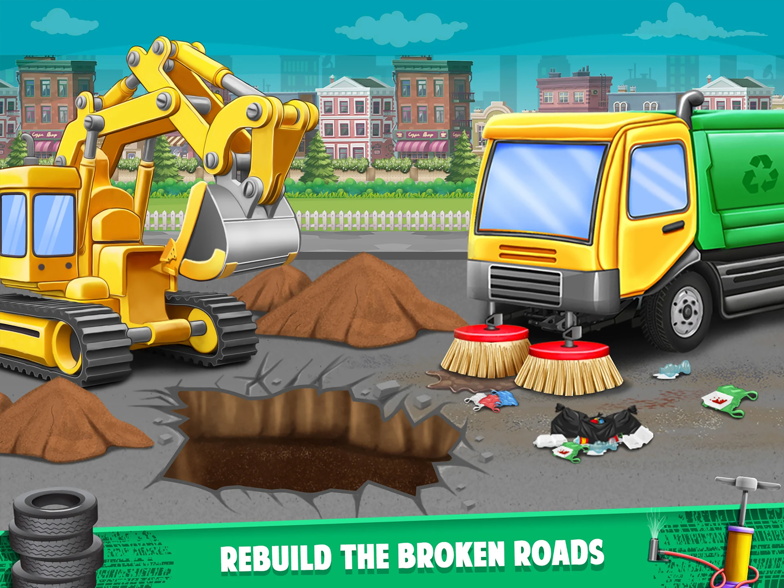 اسکرین شات 7 بازی Road Cleaner Truck Driving