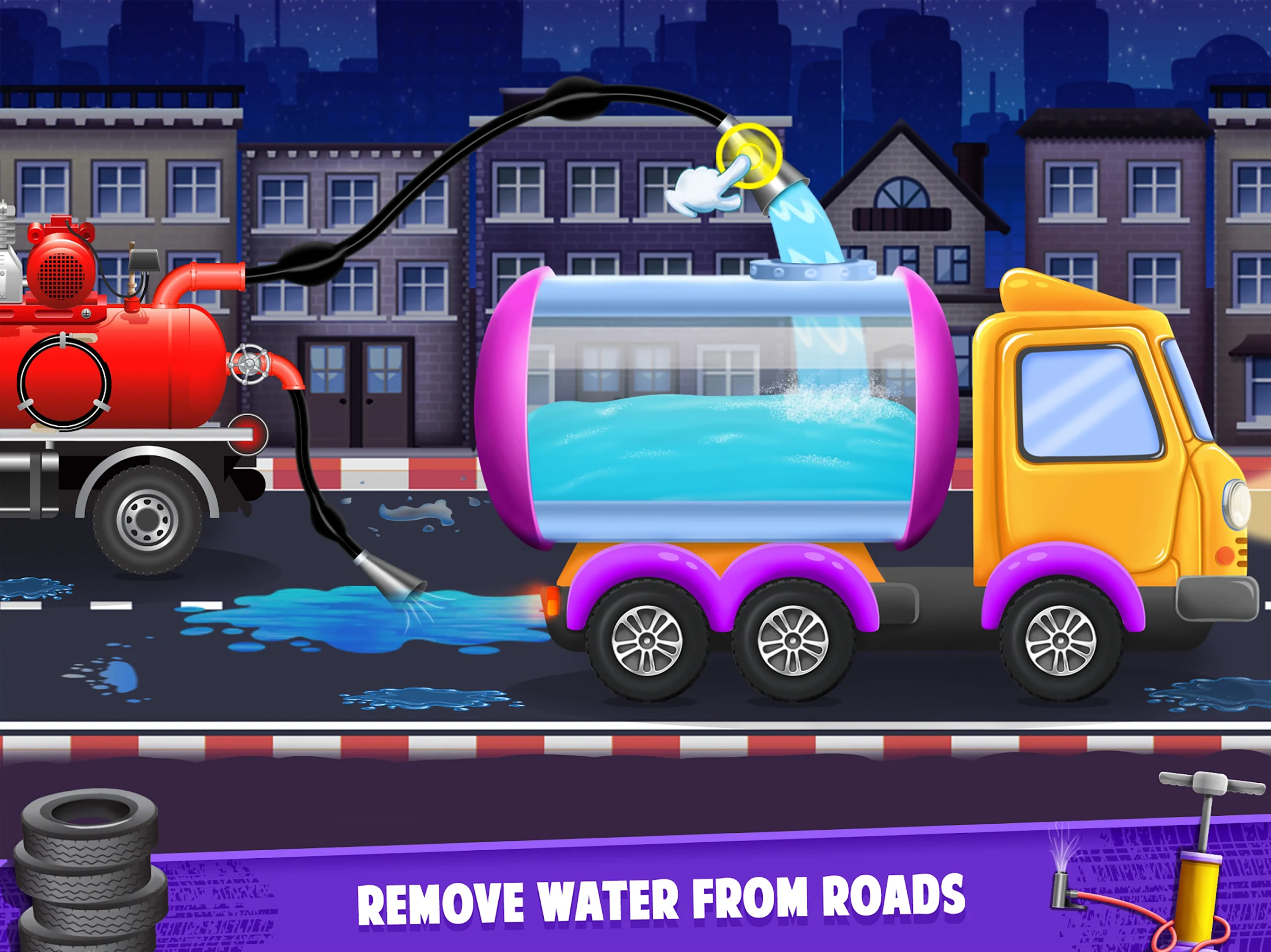 اسکرین شات 4 بازی Road Cleaner Truck Driving
