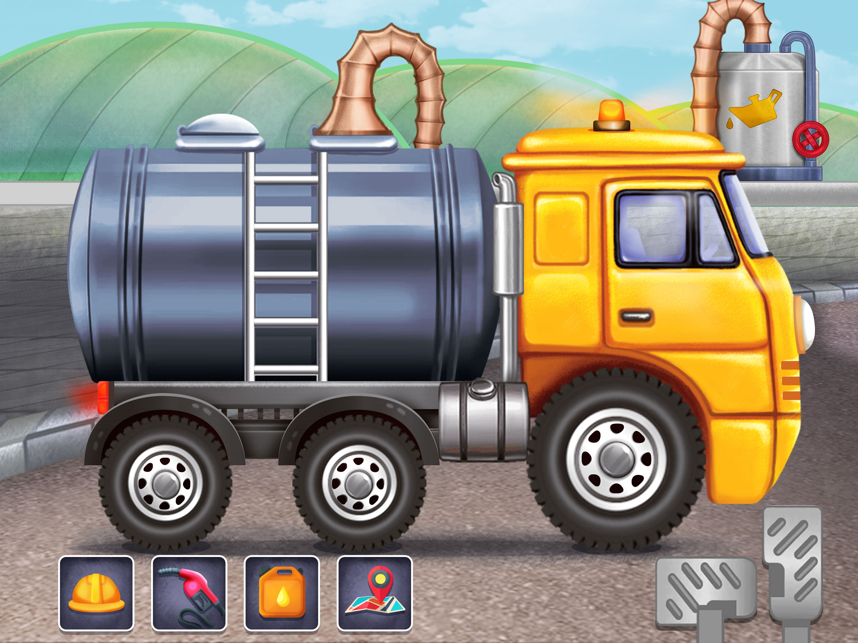 اسکرین شات 5 بازی Oil Tanker Truck Games
