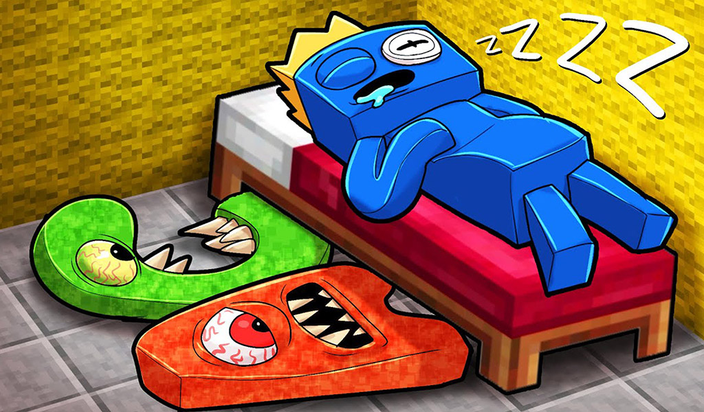 اسکرین شات 3 بازی Rainbow Monster Bridge Race