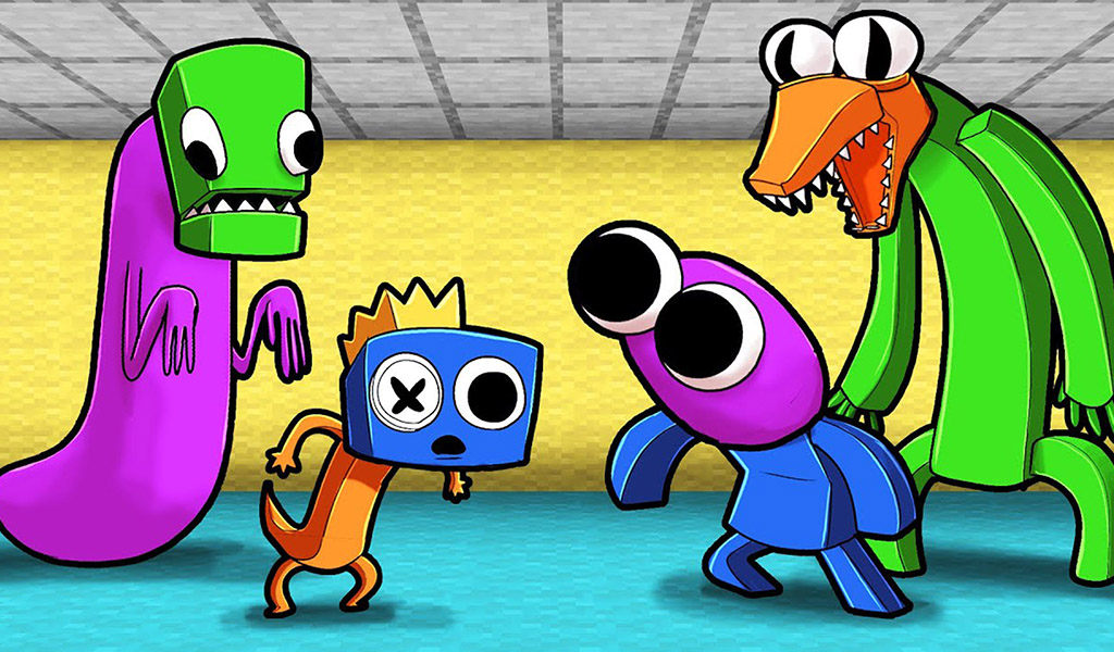 اسکرین شات 7 بازی Rainbow Monster Bridge Race