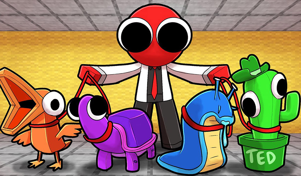 اسکرین شات 8 بازی Rainbow Monster Bridge Race
