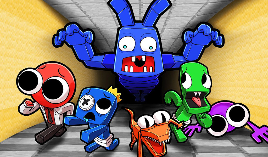 اسکرین شات 2 بازی Rainbow Monster Bridge Race