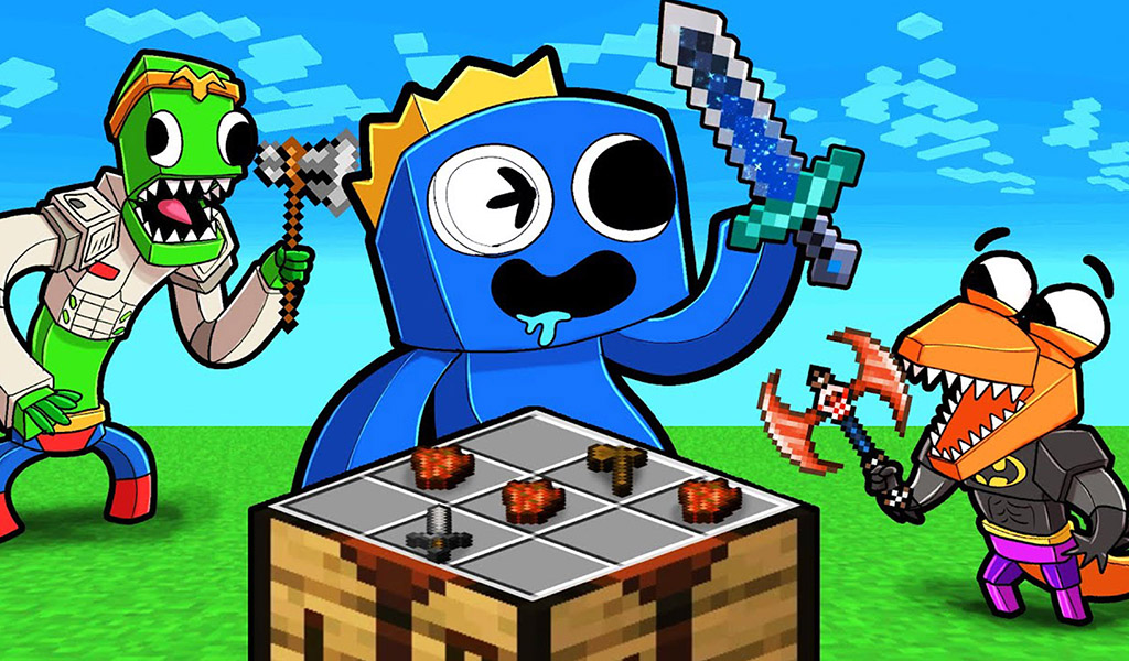 اسکرین شات 1 بازی Rainbow Monster Bridge Race