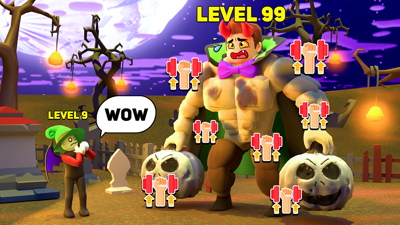اسکرین شات 2 بازی Lifting Hero 3D: Idle Muscle