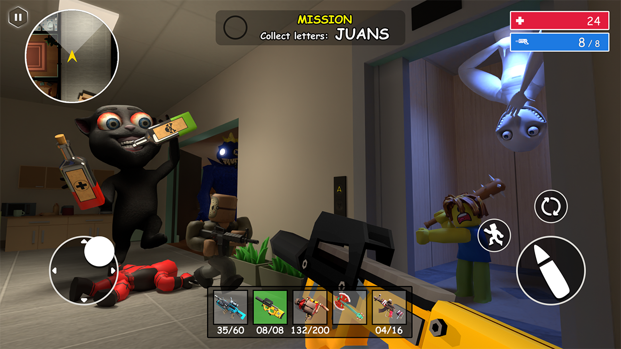 اسکرین شات 1 بازی Scary Elevator: Juan Survival