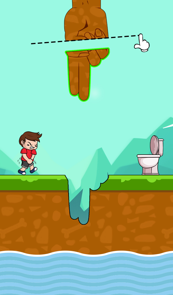 اسکرین شات 2 بازی Toilet Time! Fun Bridge Puzzle