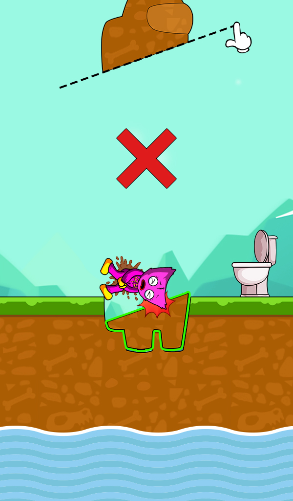 اسکرین شات 3 بازی Toilet Time! Fun Bridge Puzzle