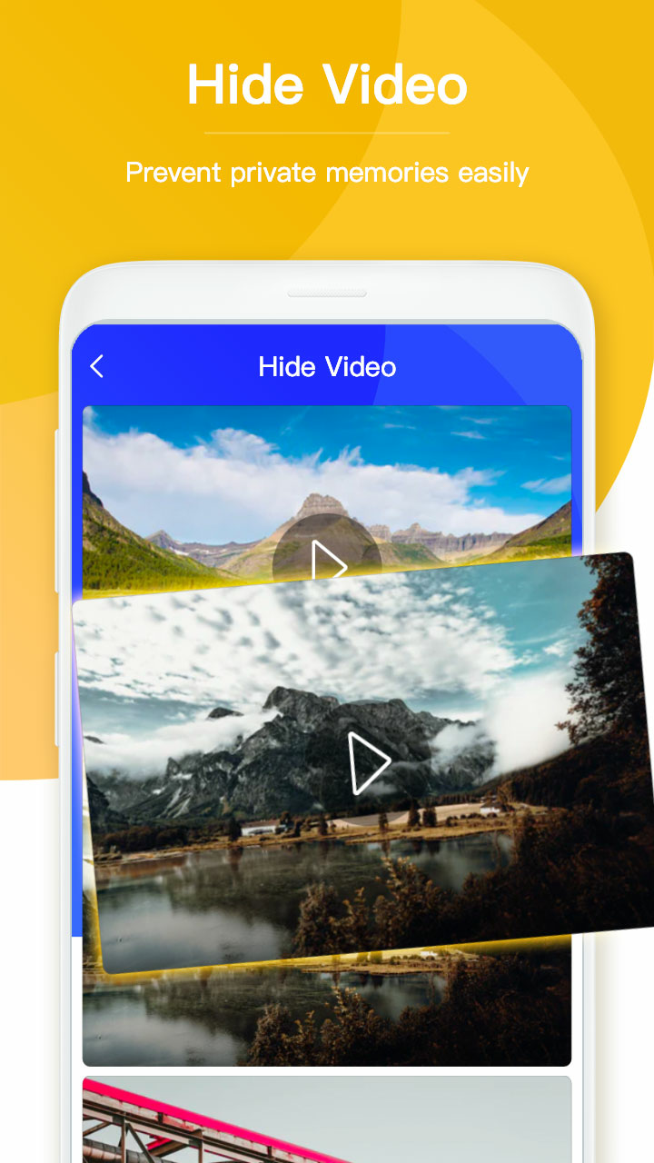 اسکرین شات 4 برنامه Private Zone - AppLock, Video