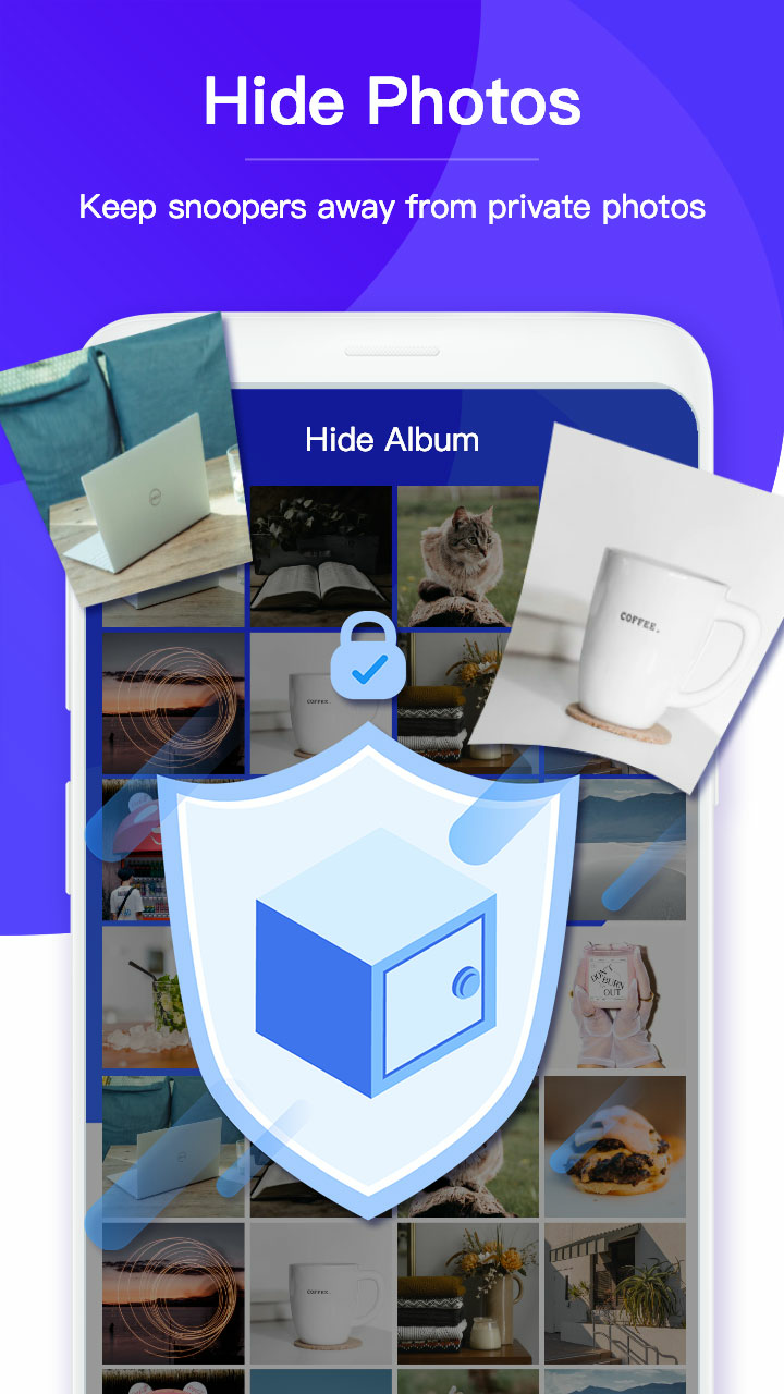 اسکرین شات 3 برنامه Private Zone - AppLock, Video