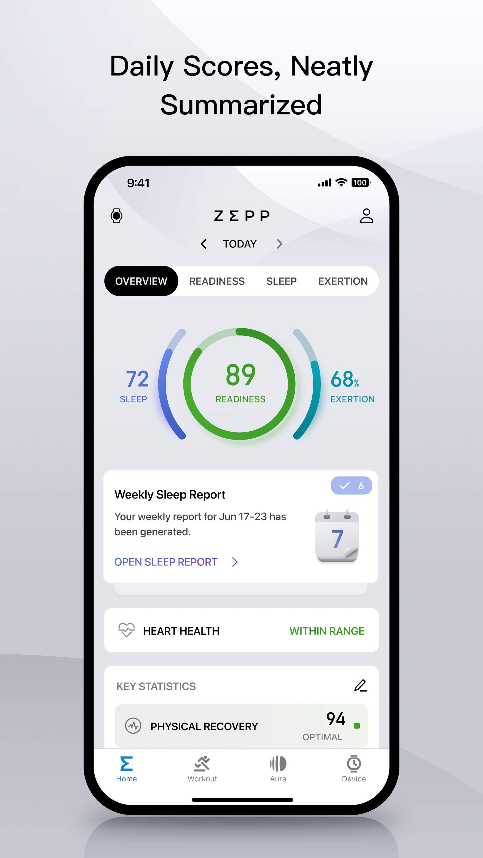 اسکرین شات 1 برنامه Zepp