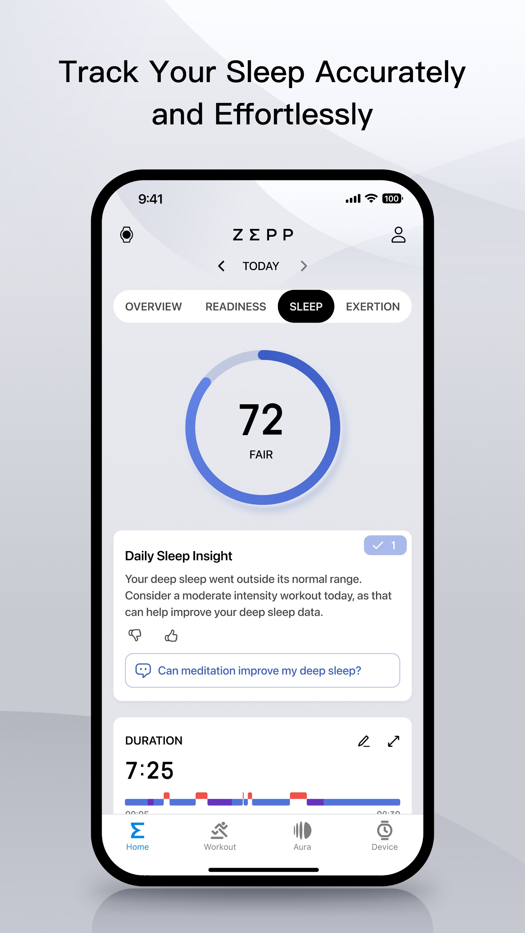 اسکرین شات 3 برنامه Zepp