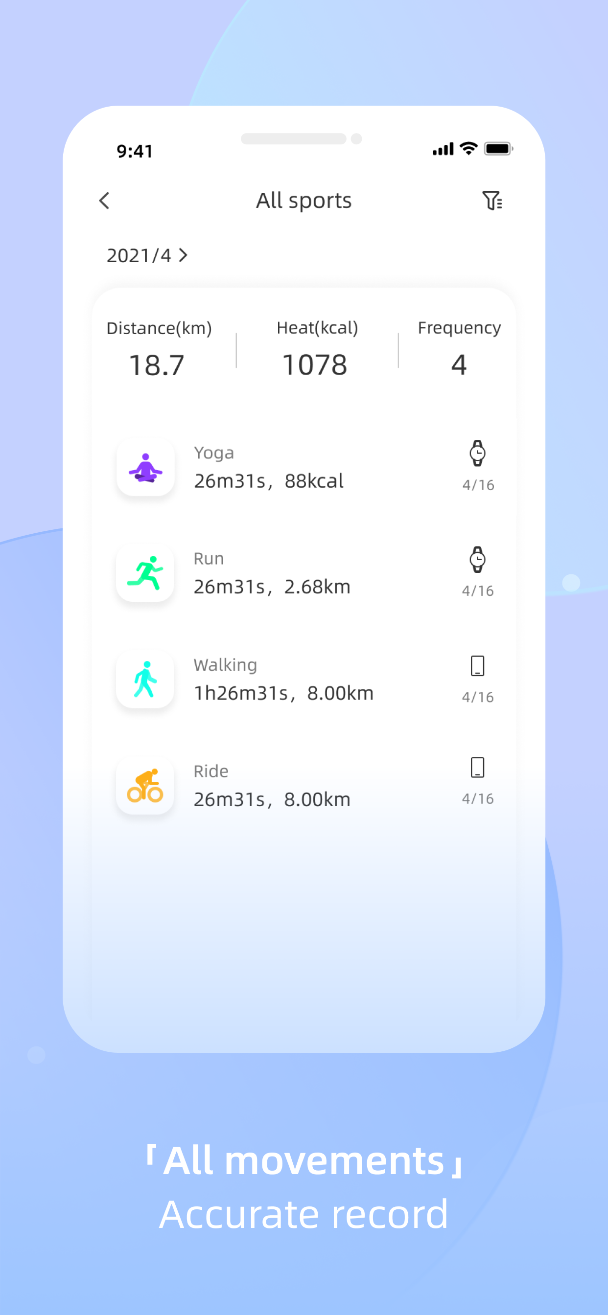 اسکرین شات 3 برنامه Zepp Active