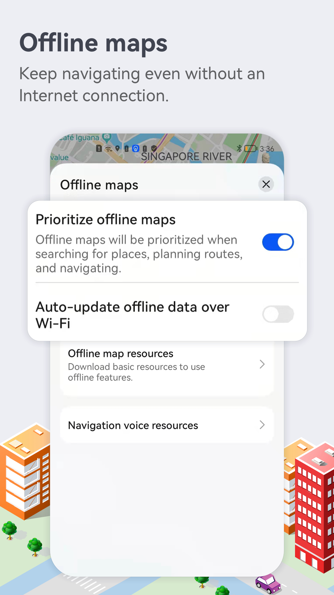 اسکرین شات 5 برنامه Petal Maps – GPS & Navigation
