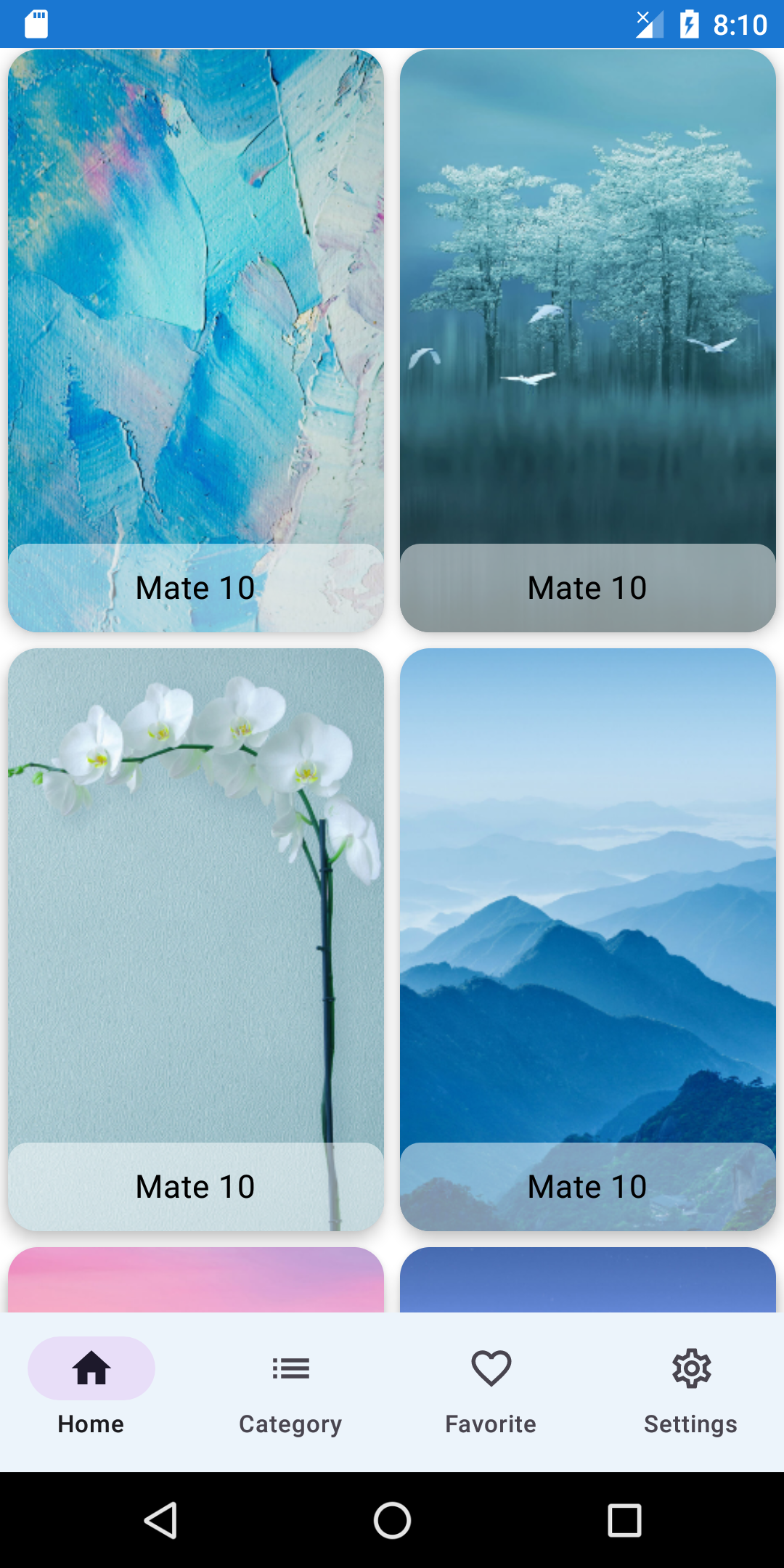 اسکرین شات 2 برنامه Wallpaper for Mate 8 to 60