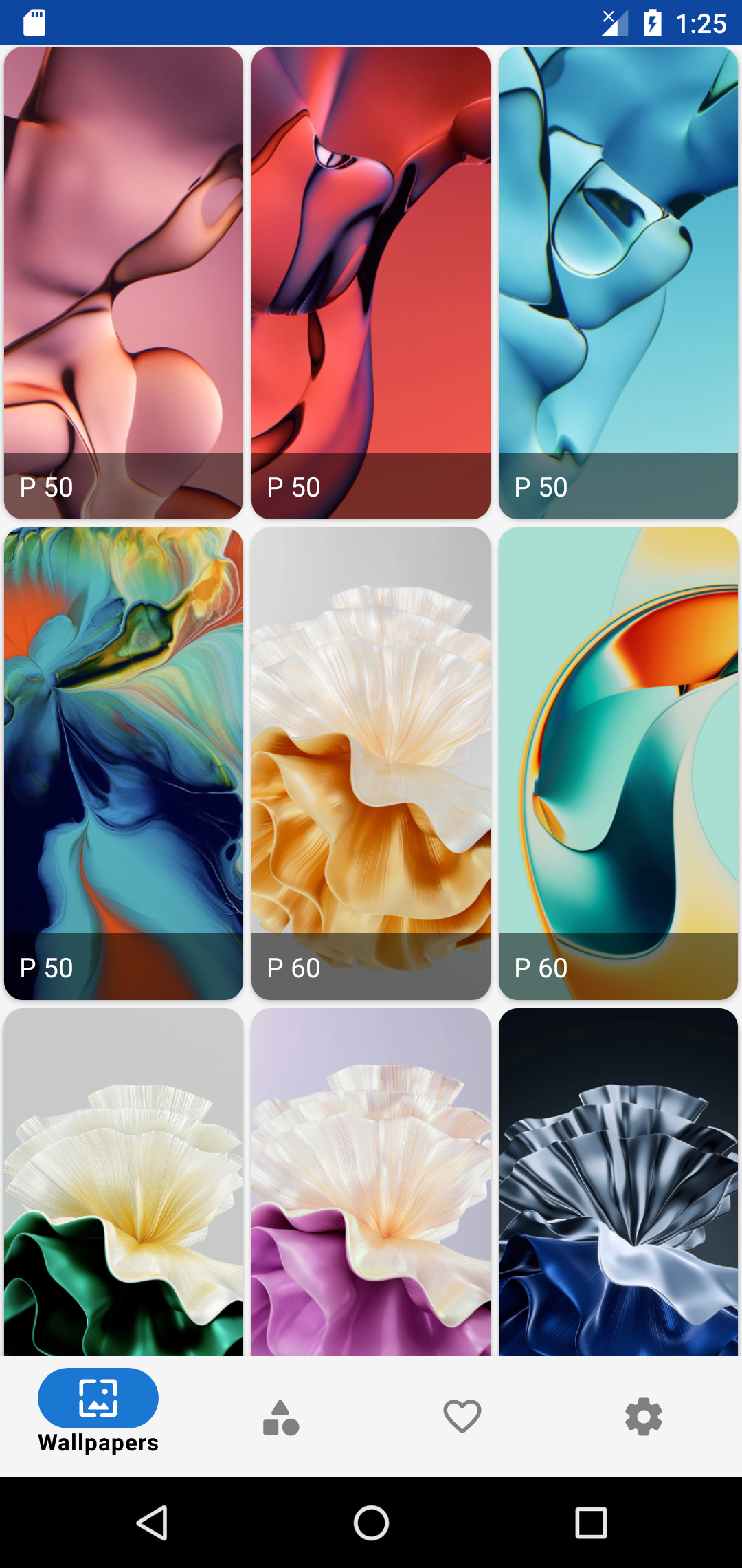 اسکرین شات 2 برنامه Wallpaper for Huawei P7 to P60