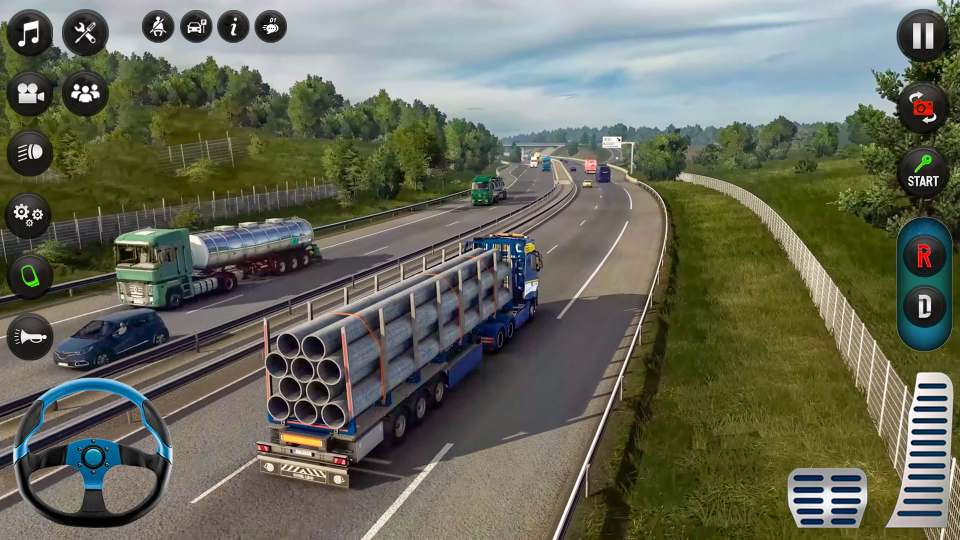 اسکرین شات 4 بازی Euro Truck Simulator driving