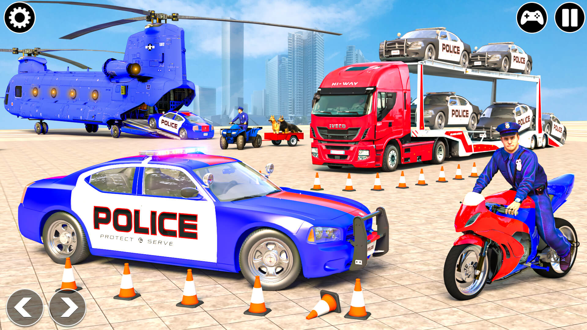 اسکرین شات 7 برنامه Police Transport Car Parking