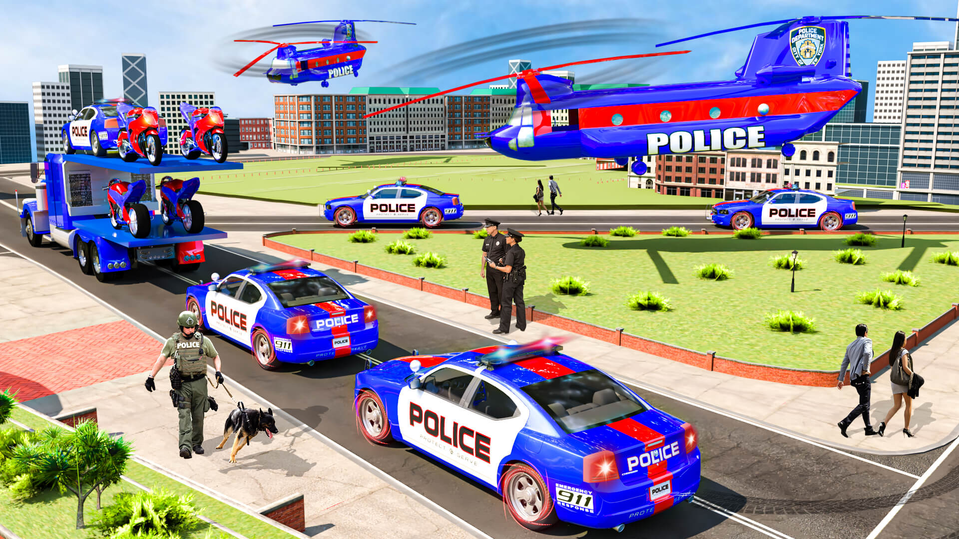 اسکرین شات 5 برنامه Police Transport Car Parking