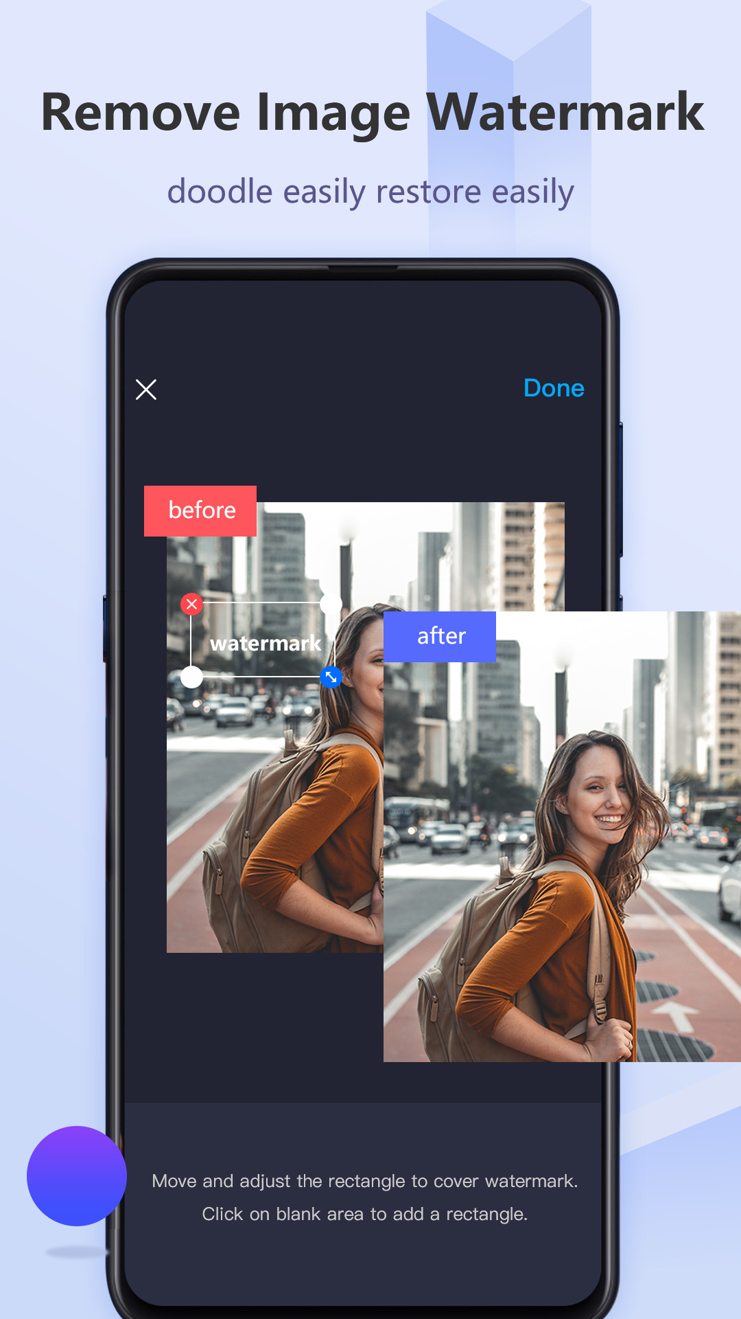 اسکرین شات 5 برنامه Video Eraser, Remove Watermark