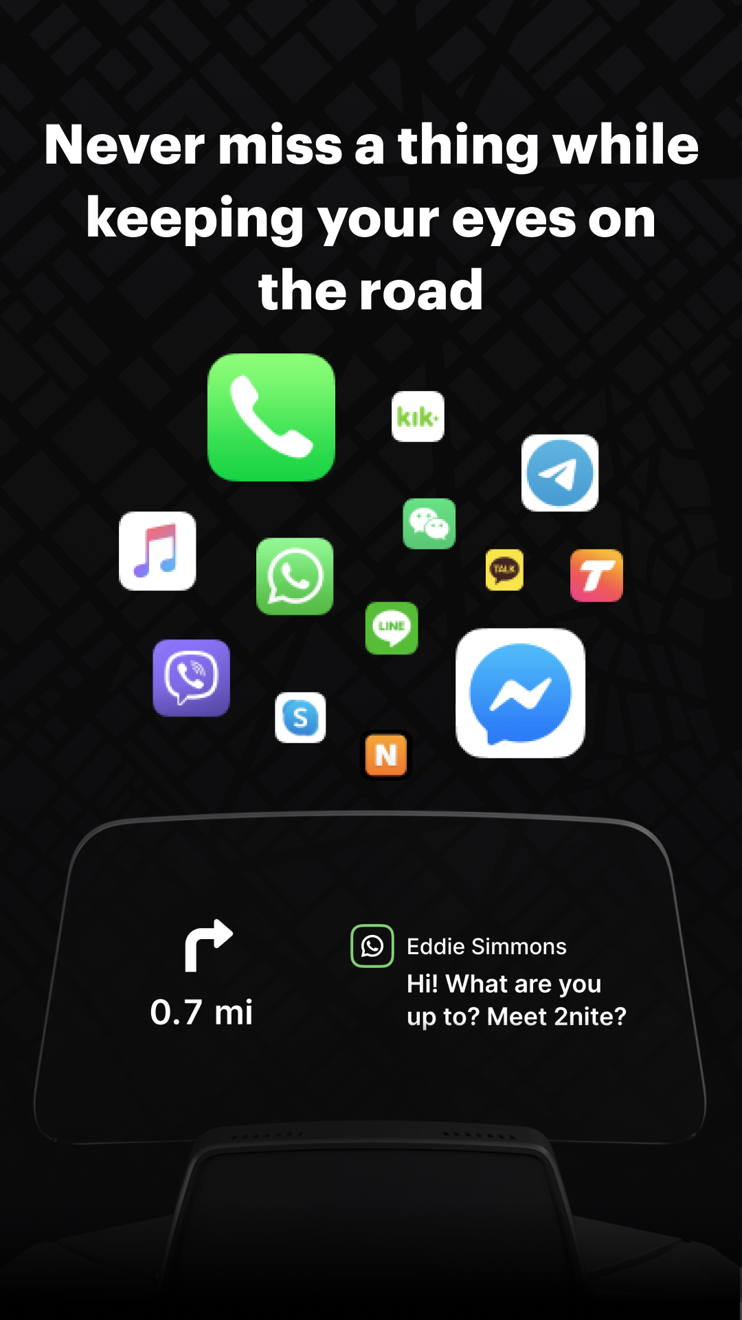 اسکرین شات 5 برنامه HUDWAY Drive: HUD for any car