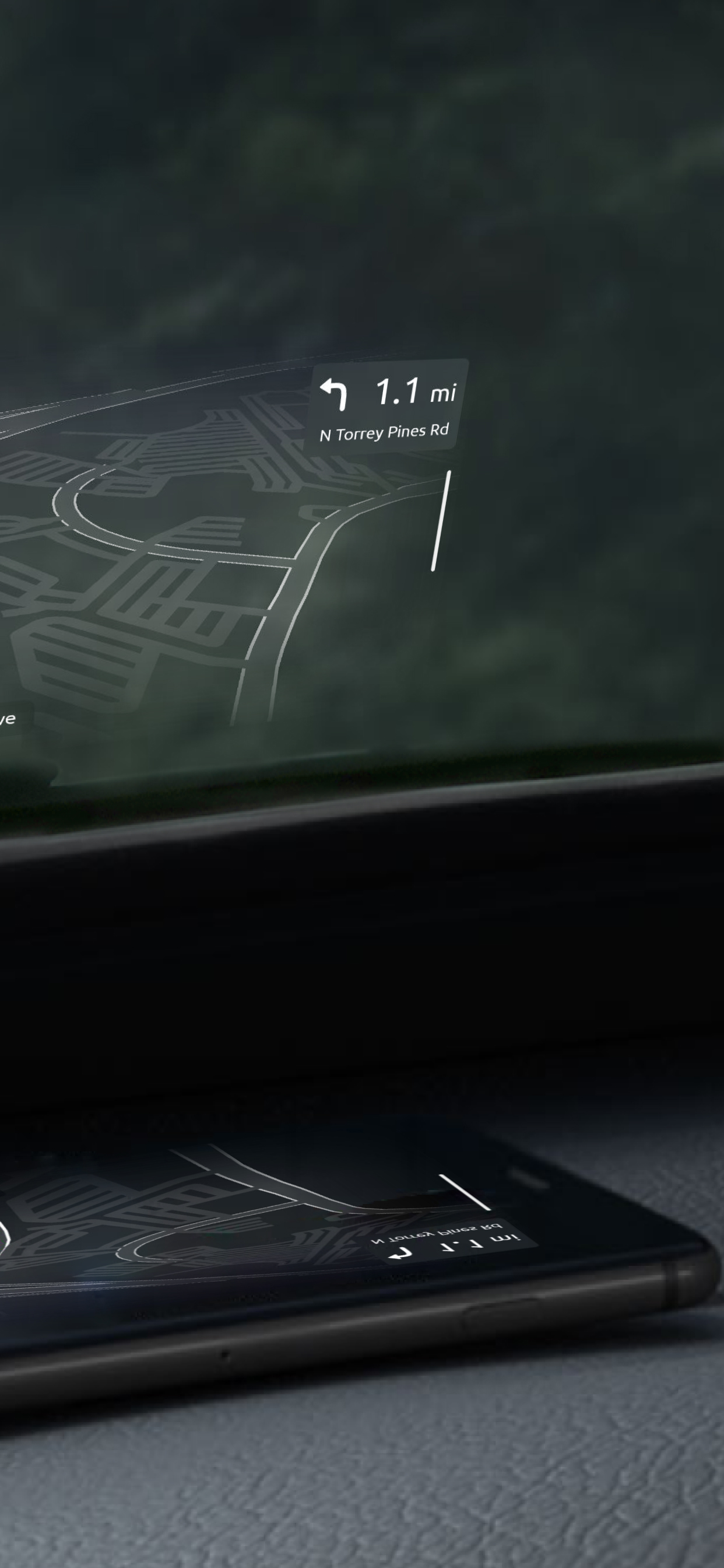 اسکرین شات 2 برنامه HUDWAY Go: Navigation with HUD