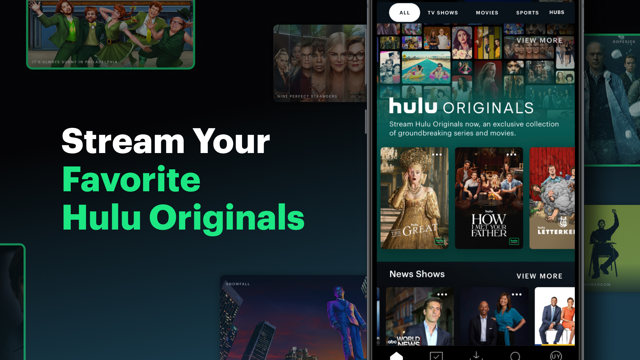 اسکرین شات 2 برنامه Hulu: Stream TV shows & movies