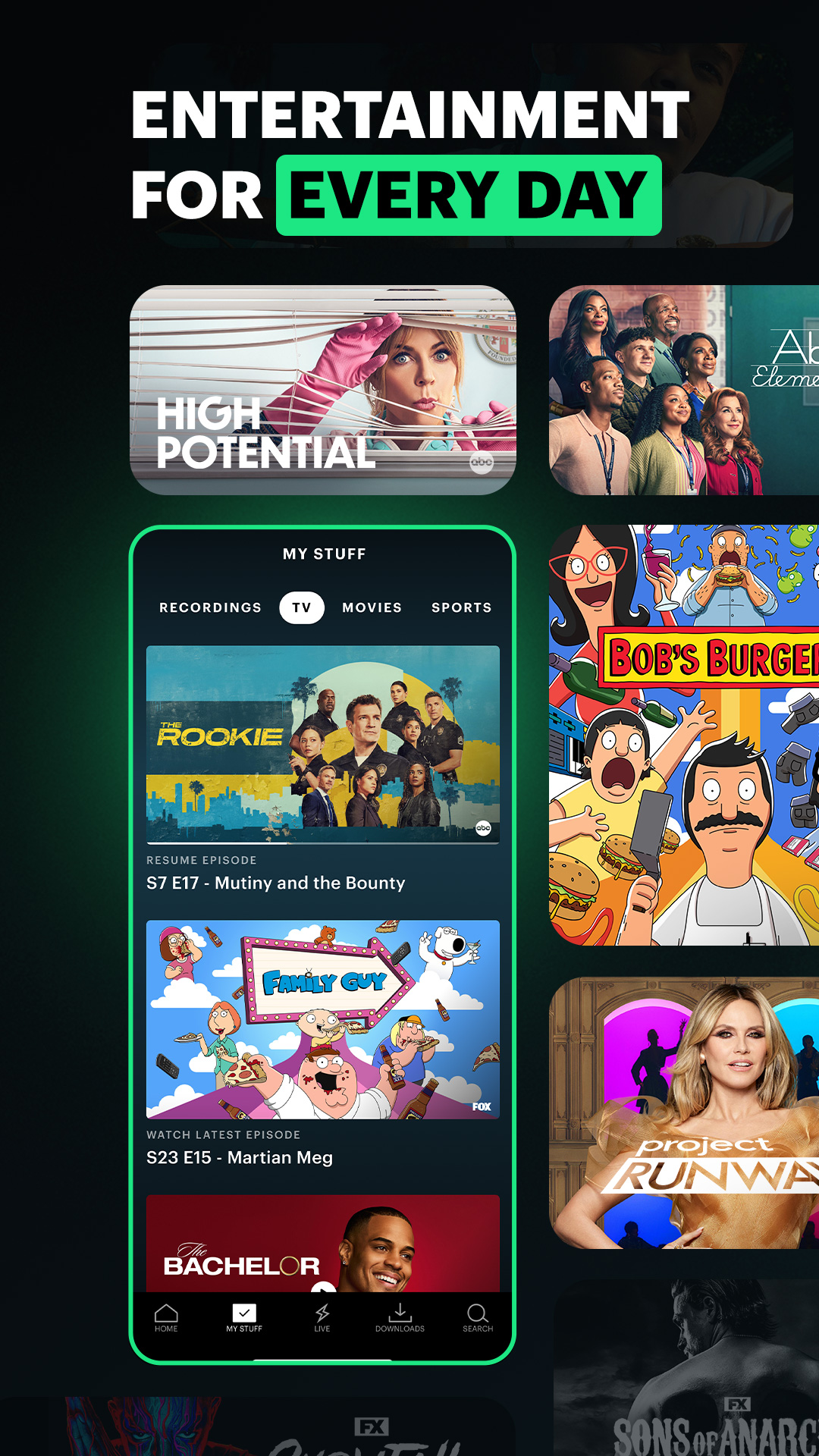 اسکرین شات 1 برنامه Hulu: Stream TV shows & movies