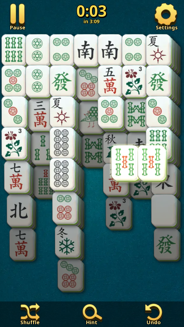 اسکرین شات 2 بازی Mahjong Solitaire Classic