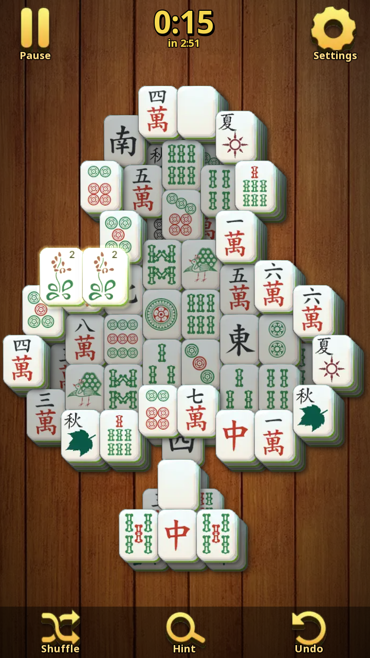 اسکرین شات 1 بازی Mahjong Solitaire Classic