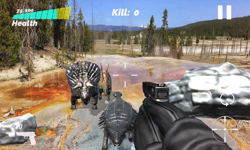 اسکرین شات 2 بازی Jurassic Hunter AR