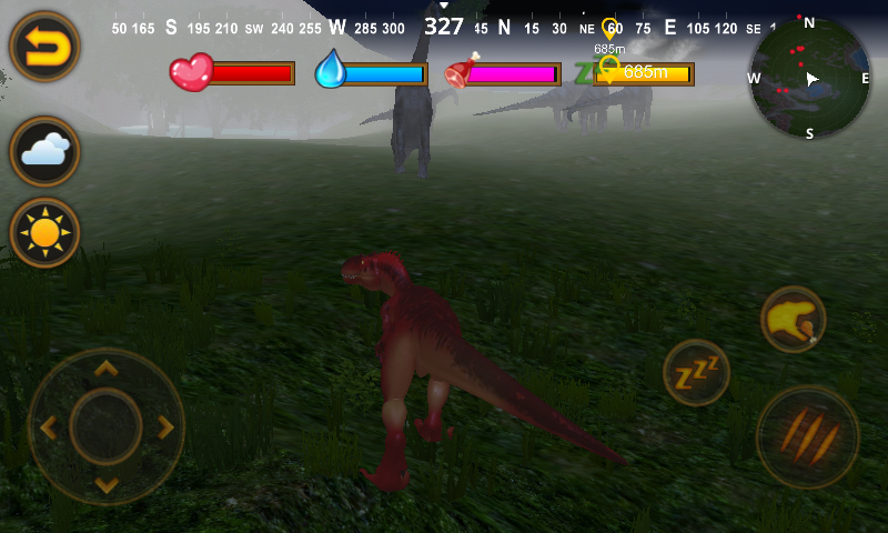 اسکرین شات 4 برنامه Talking Allosaurus