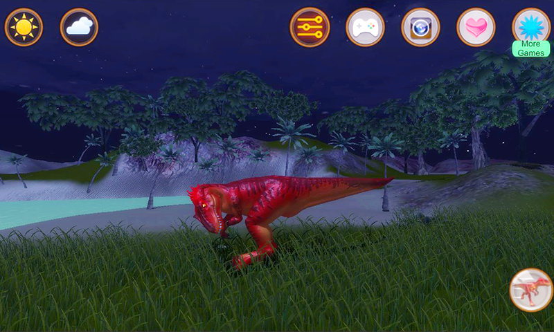 اسکرین شات 6 برنامه Talking Allosaurus