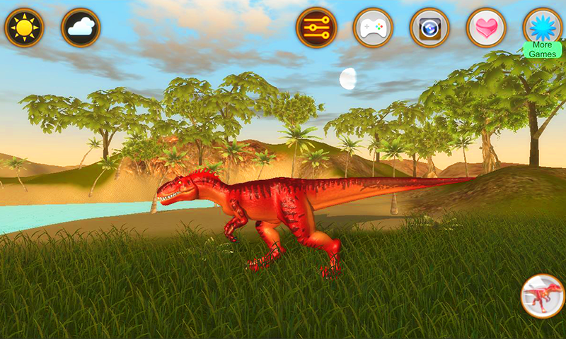 اسکرین شات 5 برنامه Talking Allosaurus