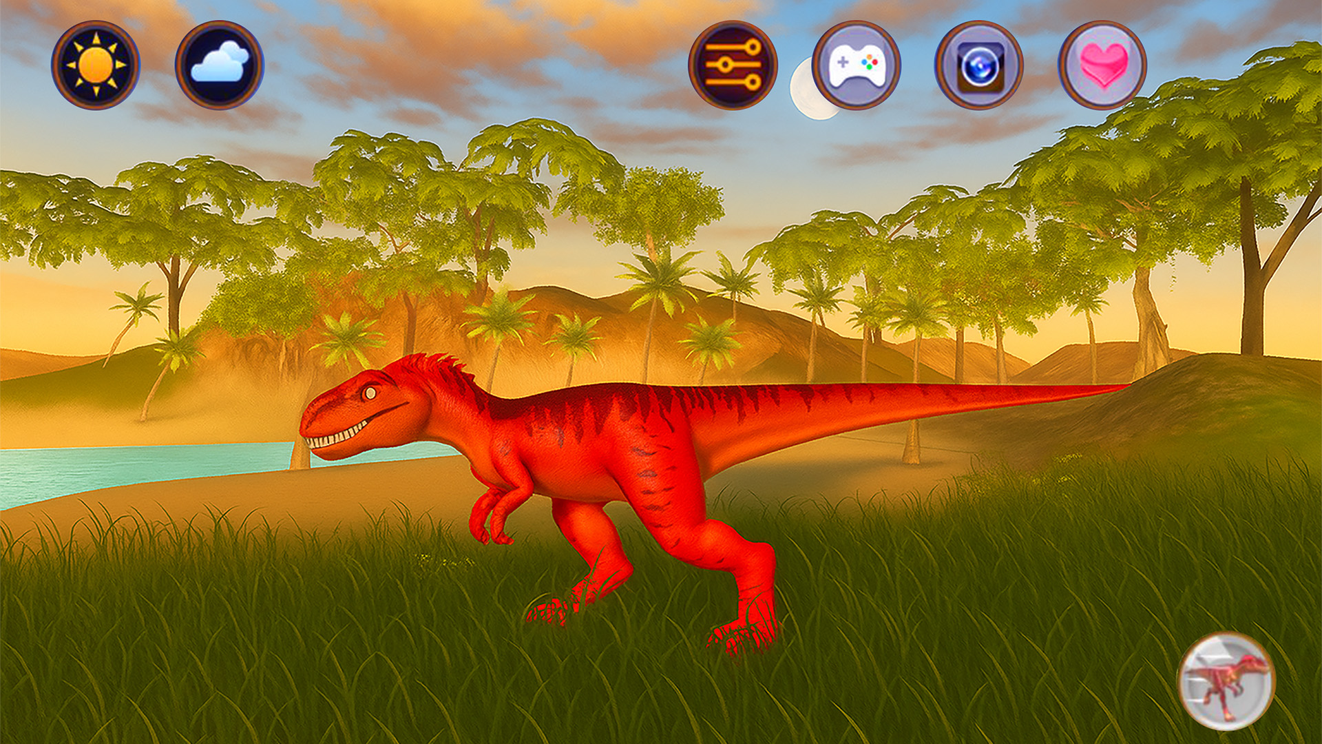 اسکرین شات 4 برنامه Talking Allosaurus