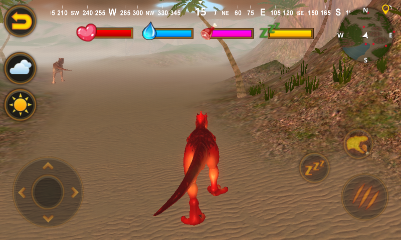 اسکرین شات 2 برنامه Talking Allosaurus