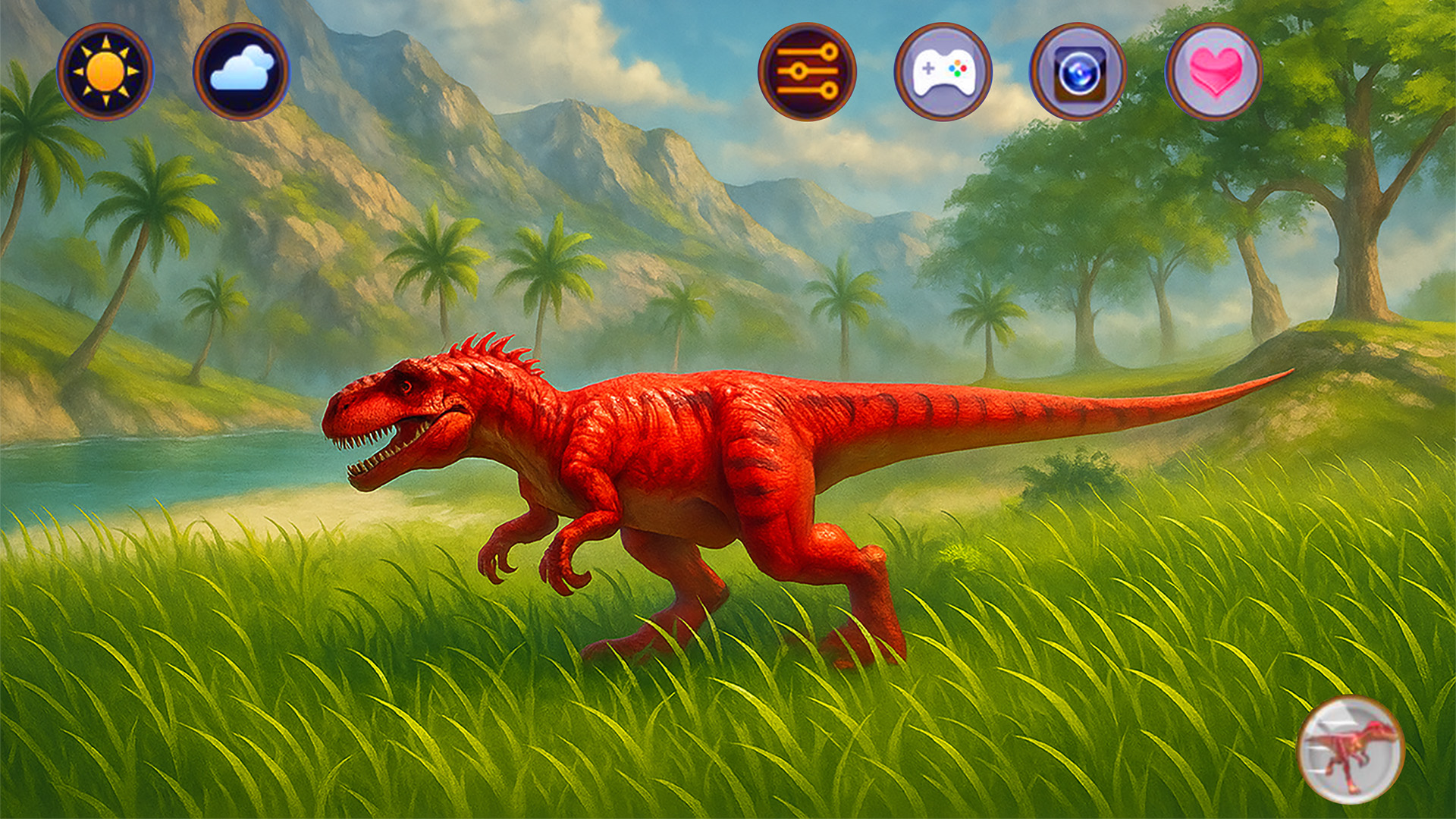 اسکرین شات 1 برنامه Talking Allosaurus