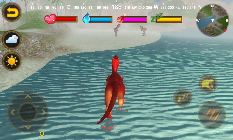 اسکرین شات 3 برنامه Talking Allosaurus
